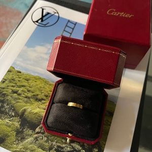 Cartier love ring yellow gold Sz 54